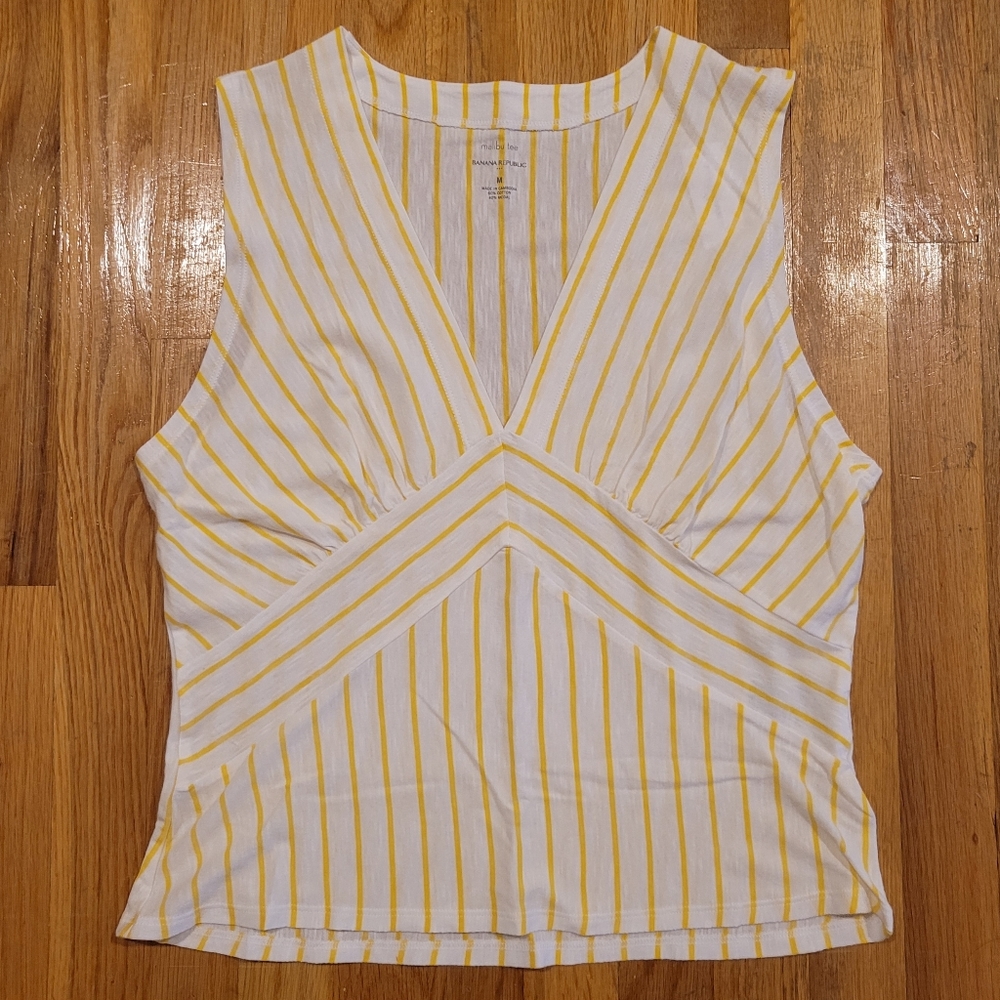 Banana Republic | V-neck stripe top